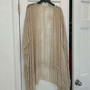 Cream Ethereal Shawl